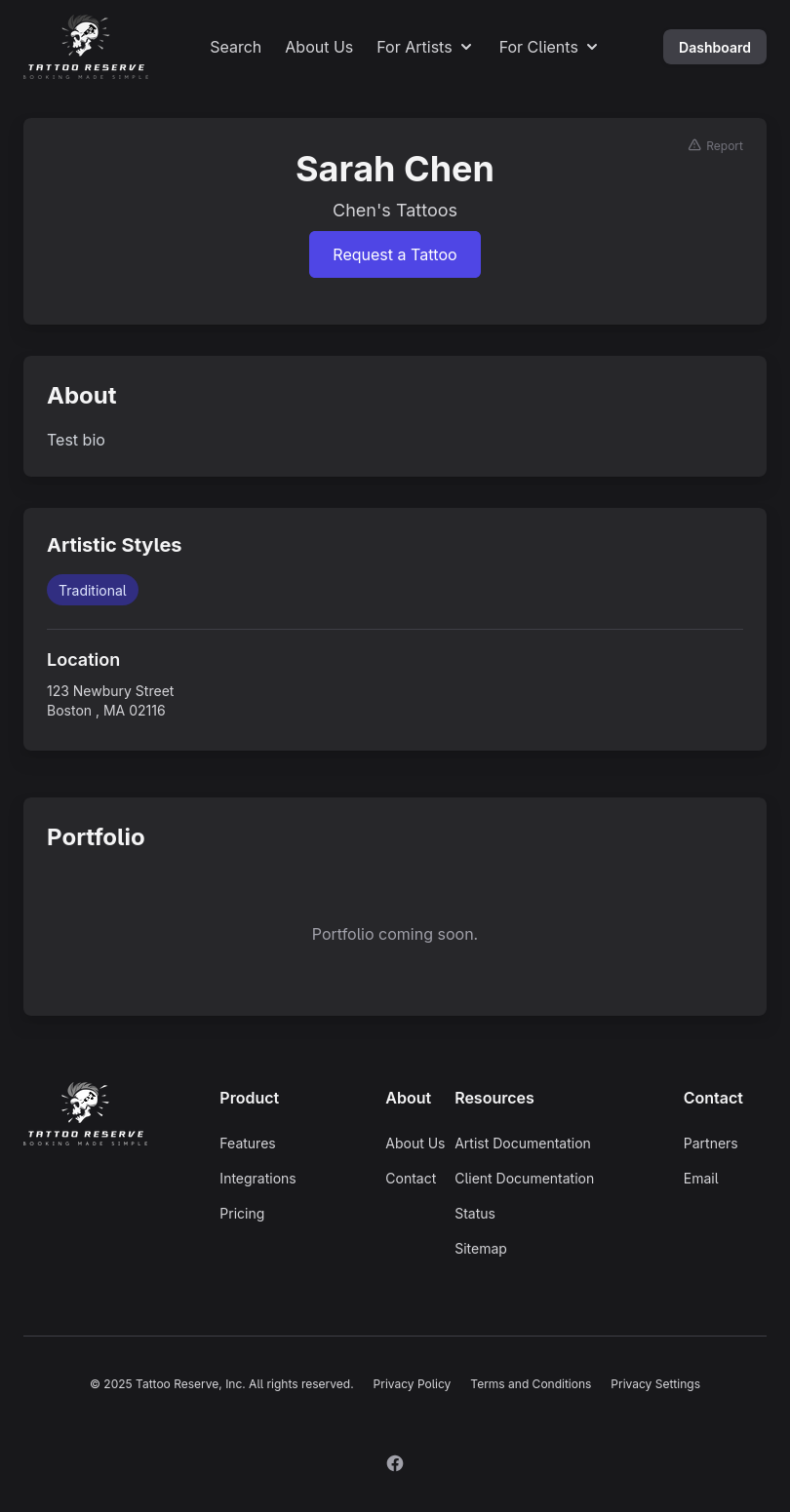 New Artist Portfolio