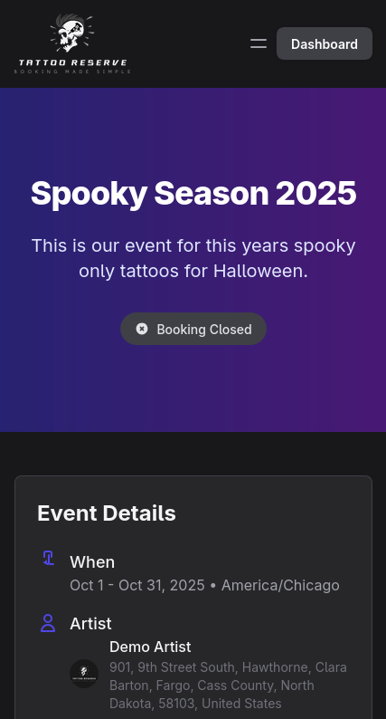 Tattoo Event - Part 4