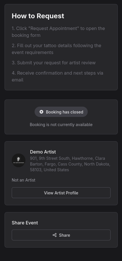 Tattoo Event - Part 5